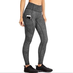 NEW CRZ YOGA Women's SIZE M Brushed High Waisted Workout Leggings